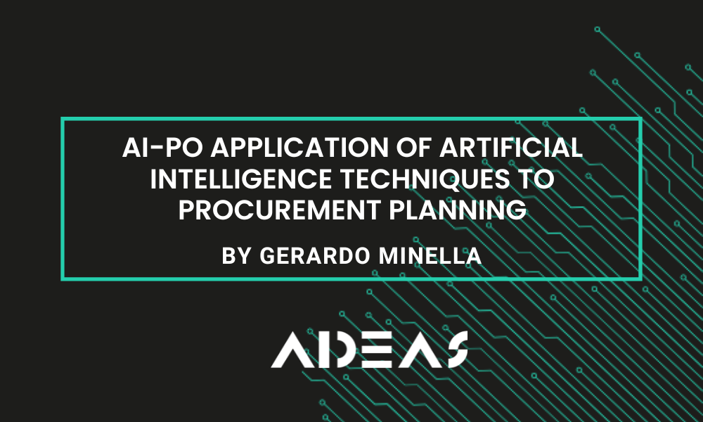 AI-PO Application of artificial intelligence techniques to procurement planning