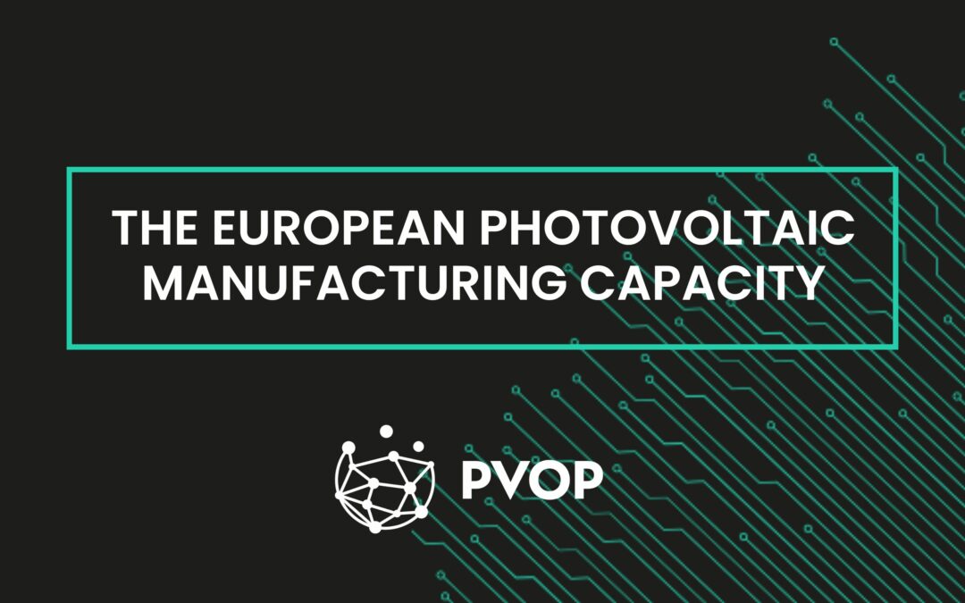 The European Photovoltaic Manufacturing capacity