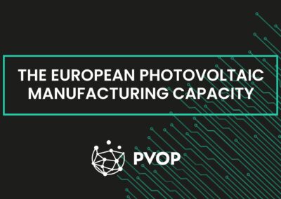 The European Photovoltaic Manufacturing capacity