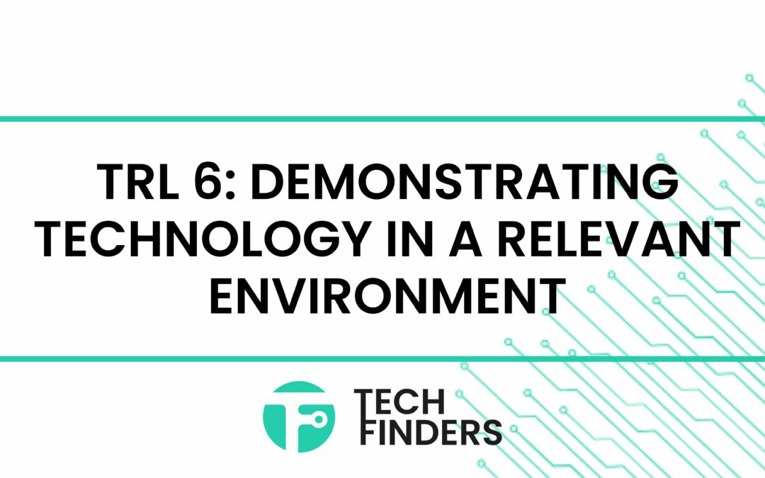 Technology Readiness Level 6 (TRL 6): Demonstrating Technology in a Relevant Environment